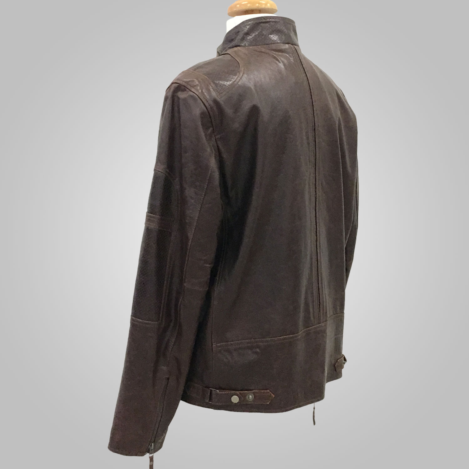 Black Leather Jacket - Black Adam 001 - L'Aurore Leather Jacket