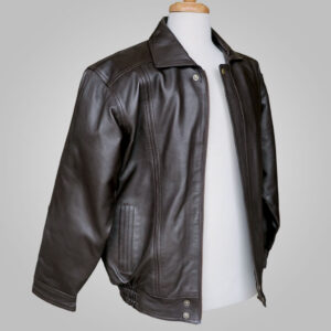 Brown Leather Jacket - Brown Bernard 205 - L'Aurore Leather Jacket