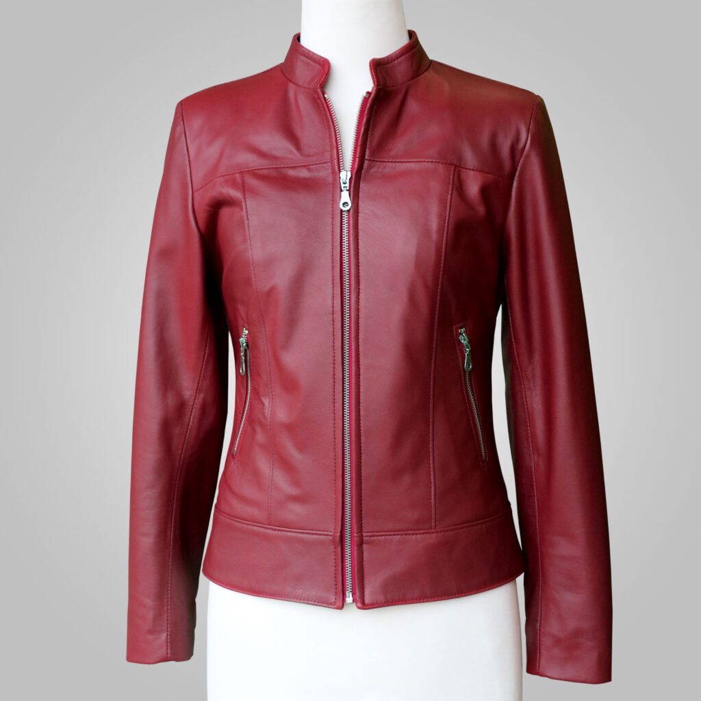 The Blair Jacket - Burgundy